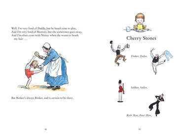 Illustrated page from a children's book with characters and text.
