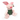 A plush toy resembling a piglet with pink fur, green overalls, and a pink nose.