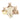 Set of three teddy bears with a comfort blanket and rattle on a white background