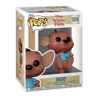 A Funko Pop! vinyl figure of Roo from Winnie the Pooh, sealed in a window display box.