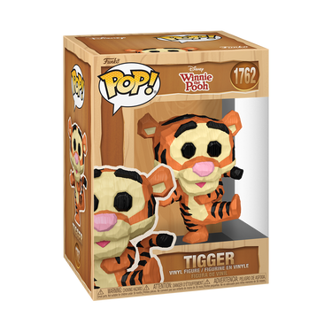 Funko Pop! Tigger vinyl figure packaging with Disney branding