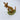 Ceramic kangaroo figurine on a white background