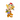 Cartoon tiger character wearing a Santa hat and holding Christmas presents on a white background
