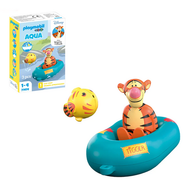 tigger in boat