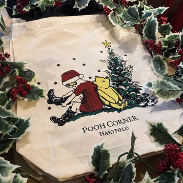 Winnie the Pooh Christmas Tote Bag
