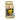A gold-colored sparkly keychain figurine of Winnie the Pooh from Funko Pop! in a clear plastic packaging with a warning label for choking hazard.