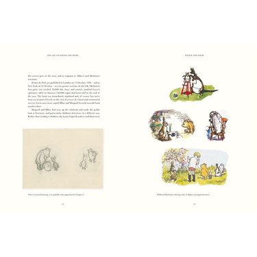 Inside page of The Art of Winnie the Pooh