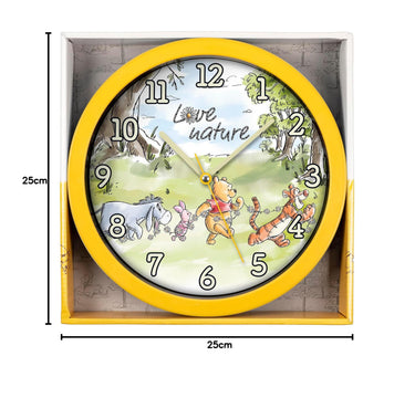 Dimensions of Winnie the Pooh Love Nature Clock