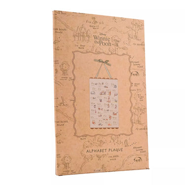 Winnie the Pooh alphabet plaque packaging