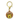 A charm featuring Winnie the Pooh's face, with a gold D-Ring and the Disney logo, attached to a gold-colored clip.