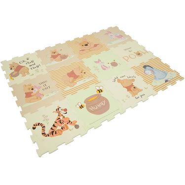 Set of Winnie the Pooh-themed play mats on a white background
