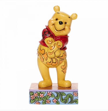 Hand decorated Winnie the Pooh figurine by Disney Traditions, designed by Jim Shore