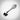 Spoon with a decorative handle on a light gray background