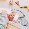 view of mouse mat on table