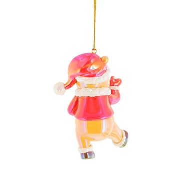 Glossy Winnie the Pooh Xmas Decoration