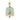 Decorative bell with Winnie the Pooh illustration on a white background