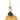 Decorative hanging bell with wooden and ceramic beads on a white background