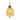 Decorative bell with a heart design on a white background