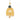 Decorative bell with a heart design on a white background