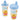 Two Winnie the Pooh sippy cups with blue lids on a white background