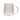 Winnie the Pooh glass mug with a lid on a white background
