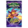 Disney Lorcana Attach of the Vine Booster Pack featuring Hunny Wizard Artwork