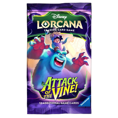 Disney Lorcana Attack of the Vine Booster Pack with Sully and Boo
