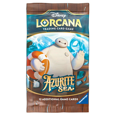 Disney Lorcana Azurite Sea Booster Pack Baymax artwork