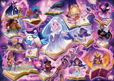 Disney Lorcana Glimmers of the Realm Puzzle - Amber Design
