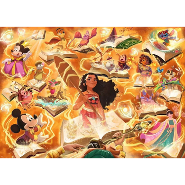 Disney Lorcana Glimmers of the Realm Puzzle - Amber Design