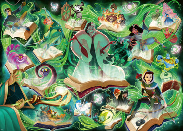 Disney Lorcana Glimmers of the Realm Puzzle - Emerald Design