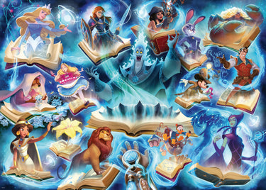 Disney Lorcana Glimmers of the Realm Puzzle - Sapphire Design