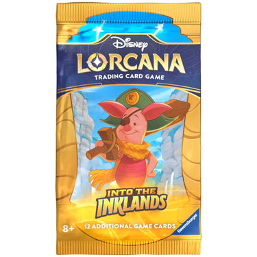 Disney Lorcana Into the Inklands Booster Pack with Piglet Artwork