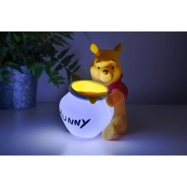 Winnie the Pooh Honey Pot Light turned on