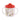 Children's sippy cup with red lid and Winnie the Pooh design on a white background