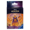 Pack of Disney Lorcana trading card game card sleeves with a character on a pumpkin.