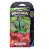 Disney Lorcana trading card game starter deck packaging with characters on a white background