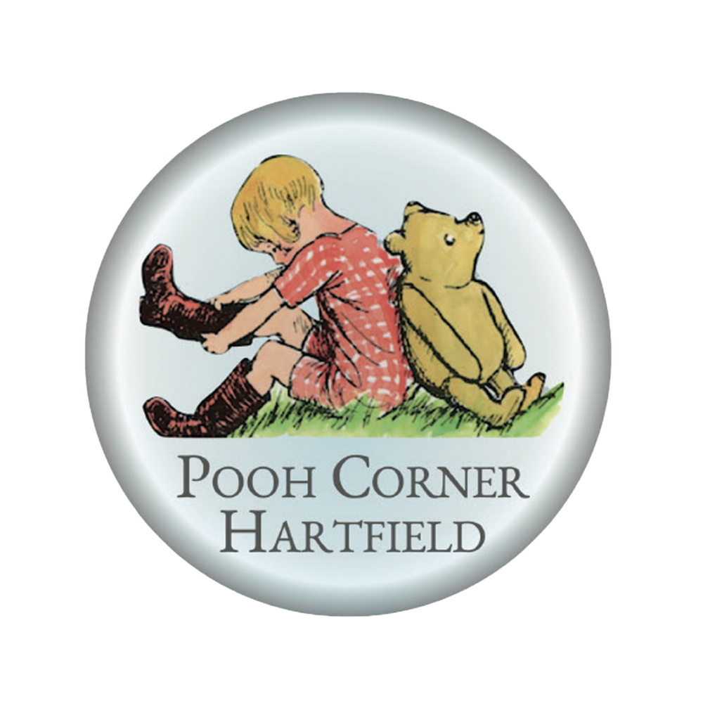 Pooh Corner Button Badge