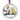 Circular ornament with a illustration of a child and a bear, featuring 'Pooh Corner Hartfield' text.