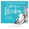 Cover of 'Winnie-the-Pooh: The Little Book of Wisdom' featuring illustrations of Winnie-the-Pooh and a small bear, with a blue background.