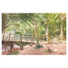 pooh sticks bridge print