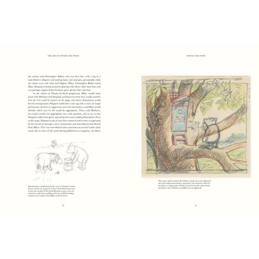 Inside page of The Art of Winnie the Pooh