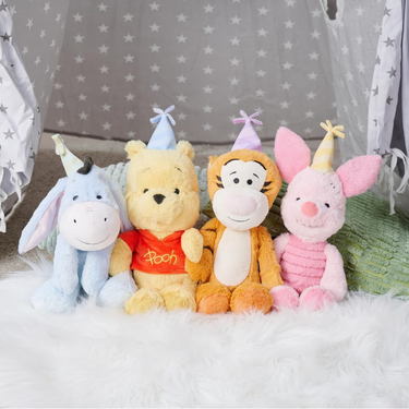 Winnie the Pooh, Piglet, Tigger and Eeyore Anniversary Plush Set