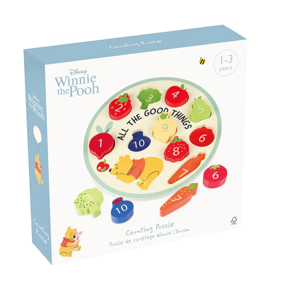 Winnie the Pooh Veggies Counting Puzzle