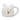 Disney Pooh White/Gold Shaped Mug