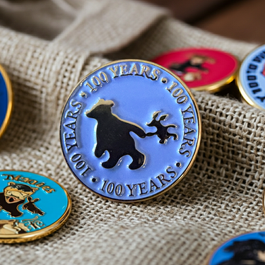 Pooh Corner 100 Years Enamel Pin badge