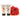 Two Disney Winnie the Pooh body care products and a red loofah on a white background
