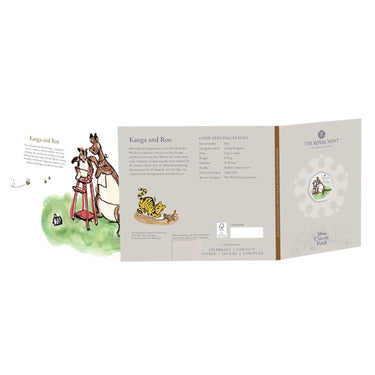 Product packaging with illustrations of kangaroos and text on a white background