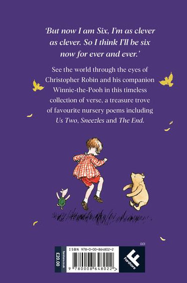 Book cover with text and illustration of a child and bear on a purple background