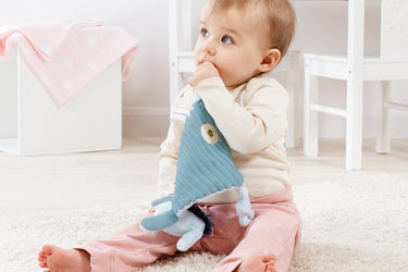 Hundred Acre Wood Eeyore Comfort Blanket with baby